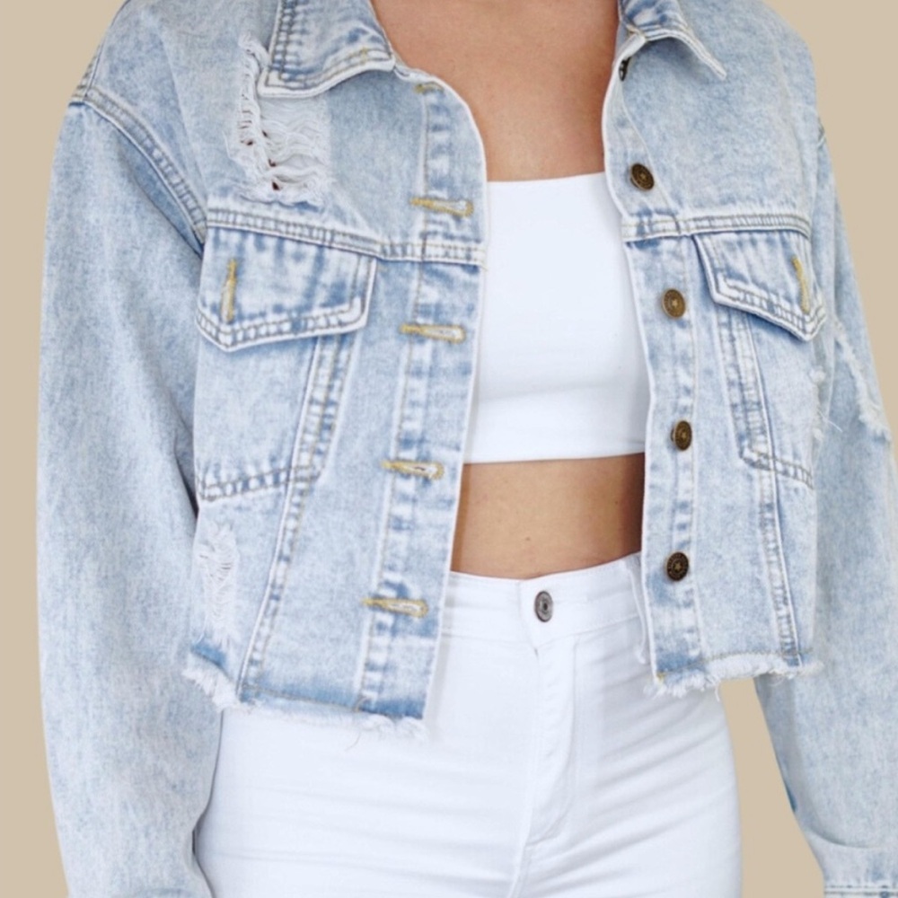 Rivalry Runway Nashville Denim Jacket SZ L - Picture 9 of 9